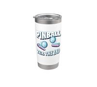 Pinball Arcade Juego de pinball Máquina de pinball Vaso térmico de acero inoxidable de doble pared