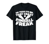 Pinball Juego Arcade 80s - Retro Máqiuna Pinball Camiseta
