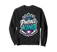 Pinball King Machines Funny Arcade Game Lover Presente Juegos Sudadera
