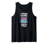 Pinball Machine Player I Speak Fluent Tilt Arcade Camiseta sin Mangas