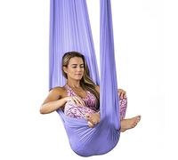 PINC Active Silk - Kit de columpio y hamaca de yoga aéreo para mejorar las inversiones de yoga, flexibilidad y fuerza central, lila