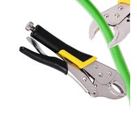 Pince Pour Électricien- Acier Au Carbone 22X6Cm | Outil De Serrage Manuel Ergonomique Type C Très Robuste, Pince Multiprise Avec Mécanisme De Libération Rapide Pour Travaux Électriques, Mécanique, Aut