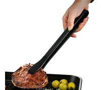 Pince Silicone Cuisine - 28cm Résistante Chaleur Alimentaire Antiadhésive Préhension Barbecue Friteuse Salade Viande Poulet Bacon Gâteau Service Cuisson
