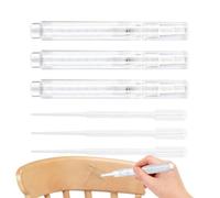 Pinceau Rechargeable - Stylo Peinture Retouche 6ml Visible | Lot De 3 Pinceaux À Pression Remplissables | Applicateur Pour Meubles Bois Sol Fenêtre, Kit De Réparation Précision