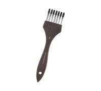 Pincel artístico con patrón de varios dientes que crea efectos de textura de mezcla para proyectos y técnicas de pintura acrílica en acuarela, pincel de arte con patrón de dientes múltiples