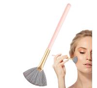 Pincel de abanico facial, pincel de maquillaje de abanico,Pincel de maquillaje resaltador en de abanico - Herramienta de rubor que esculpe, pinceles de aplicación de maquillaje preciso en