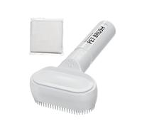 Pincel de baño para perros, depurador para perros para baño,Pincel de baño para perros con dispensador de jabón - Herramienta de peine de masaje calmante portátil para mascotas cortas de largo,