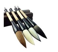 Pincel de caligrafía de caligrafía china de pelo de lobo, bolígrafos de caligrafía, bolígrafos de pincel, 4 pinceles de caligrafía grandes diferentes, pincel de escritura, pincel de dibujo Sumi for pr