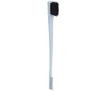 Pincel de Cejas de Doble Cabeza y Peine Pestañas con Diseño Ergonómico Hecho Paja Trigo para una Aplicación Maquillaje Perfecta (BLUE)