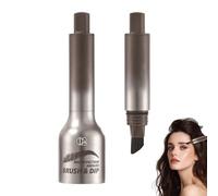 Pincel de cejas, Multifuncional Líquido Impermeable Lápices De Cejas, 2024 Nuevo Gel De Cejas Y Cepillo De Cejas En Ángulo A Prueba De Sudor Natural (Espresso)