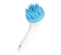 Pincel de champú para baño de perros, pincel de champú para mascotas - Suministros de aseo de la ducha de cachorros,Manja larga Presione de champú de preparación para perros medianos y grandes, elimin