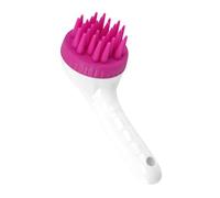 Pincel de champú para perros, de champú para perros Scrubber | Suministros de aseo de la ducha de cachorros - Manja larga Presione de champú de preparación para perros medianos y grandes, elimina el c