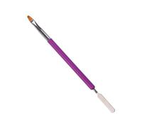 Pincel de Gel para uñas de doble punta, pincel acrílico para uñas, recogedor de Gel UV, de extensión, pluma, espátula, herramienta de manicura, recogedor de morado