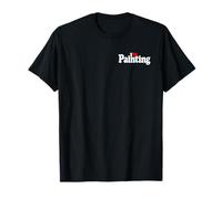 Pincel de Lienzo acrílico con Texto en inglés I Love Heart Camiseta