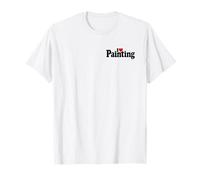 Pincel de Lienzo acrílico con Texto en inglés I Love Heart Camiseta