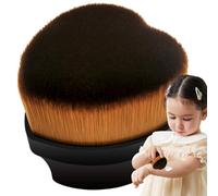 Pincel de maquillaje con mantenimiento solar, aplicador cosmético rápido, seguro para niños y práctico, pinceles para crema solar para niños | para polvos líquidos, corrector, colorete y viaje