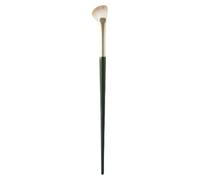 Pincel de maquillaje en forma de abanico, cepillo de nariz en forma de abanico - Cepillo de maquillaje de contorno de media gama | Cepillo de pelo para rubor codo, resaltador
