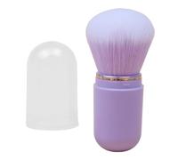 Pincel de maquillaje retráctil, pincel de maquillaje telescópico para colorete, bronceador o iluminador, pincel facial portátil con tapa, polvo de viaje, brocha de maquillaje para base de
