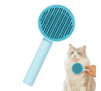 Pincel de perros Slicker, Pet Splicker Spin Brush | Pincel de peine más elegante para el cabello anudado suelto de mascota | El botón de liberación incluye masajeador de abrigo de gato de pelo largo p