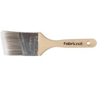 Pincel de Pintura Fabricoat de 60 mm - Brocha de Corte en ángulo - Pincel de cerdas firmes con Mango de Madera - Uso para aplicar Pintura de Tela Fabricoat