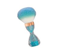 Pincel de polvo para uñas con callejón de reloj de arena, uñas de polvo artificial, cepillo colector de polvo, cepillo de maquillaje, herramienta de puntos de belleza para uñas