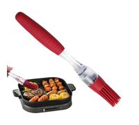 Pincel de silicona para aceite, utensilio de cocina para barbacoa resistente al calor y alimentario, pinceles para cocinar y cepillar | Para barbacoa y horneado y salsa y marinado y carne y gla