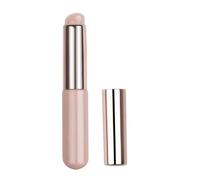 Pincel de silicona para labios, corrector en ángulo, herramienta portátil de cabeza redonda, cepillo Q para puntas de los dedos, lápiz labial, corrector suave