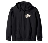 Pincel de tinta Sumi-e Ferret Moon Sudadera con Capucha
