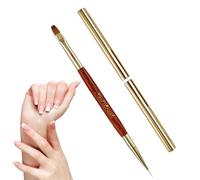 Pincel de uñas - Accesorio para herramienta de pintura de doble cabeza