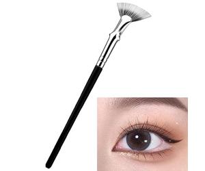 Pincel de ventilador de máscara para pestañas: de maquillaje de pestañas en ángulo de 120 °, aplicador de máscara de máscara de grupos, cejas plegables y pincel para pestañas volumizadas, defi
