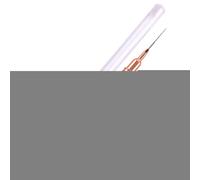 Pincel delineador - Juego de bolígrafos de diseño fino, barril de metal, punta de nailon, mango cómodo, perfecto para decoración de esmalte de gel, pintura detallada, manicura profesional, trabajo de