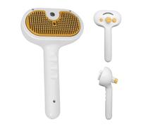 Pincel deshedding de perro - Guante de aseo eléctrico de mascotas, removedor de pieles de gato | USB Carga de Última, Masaje suave de masaje de manchas para el control del cabello de conejo en la alfo
