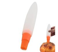 Pincel Dosificador Botella - Dispensador Oliva Con Cepillo Silicona | Recipiente Calamar Forma Aceitera | Brocha Pastelería, Pincel Barbacoa, Utensilio Cocina Salsa, Para Y Untar Masas