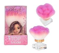 Pincel en polvo Beauty and Me, en blanco, forma de rosa, cepillo suave para rubor y bronceado, multicolor