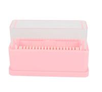 Pincel Interdental, Contenedor Micro Aplicador Transparente Gran Capacidad Micro Aplicador Cuadro de Bosque (Rosado)