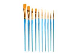 Pincel Juego de Pinceles, Pincel acrílico for Pintura al óleo y Acuarela, for Lienzo Roca con Rostro Humano, for Adultos, Artes Manualidades(Blue)