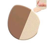 Pincel para Base de Maquillaje,Aplicador de Maquillaje Plano de Silicona,Pincel para Difuminar Base | Para Trabajo Preciso Aplicación Entusiastas Artistas Rutina Diaria Práctica Viaje