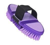 Pincel para - Cepillo de limpieza para | Herramienta de cuidado de Knight Care | Flexible y ergonómico con correa de mano ajustable para el cuidado de caaballos, pinceles