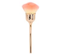 Pincel para de UñAs Pincel Rosa Rosa Pincel de Limpieza para UñAs Pincel para en (Dorado)