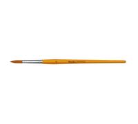 Pincel universal Marabu, tamaño 16, pincel de pelo sintético de madera certificada FSC, pincel redondo para acuarela, seda y pintura sobre vidrio, 01840000016