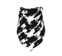 Pinceladas Negras Abstractas. Una Impresión. Bandana Perros Ajustable Pañuelos Perros Lavable Pañuelo El Cuello del Perro para Gatos Mascotas Cachorros