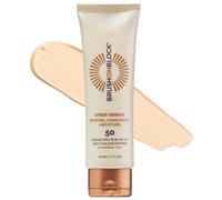 Pincelado en bloque genio puro tinte universal spf 50 protector solar mineral ms humectante tintado con xido de zinc y cido hialurnico