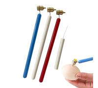 Pinceles A para decoración de Huevos de Pascua - Juego aplicador de pigmentos líquidos, Puntas de Metal de tamaños, Herramienta de Pintura para retoques precisos, Kit para Colorear Huevos Pysanky