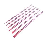 Pinceles acrílicos de nailon para artista de pelo, juego de pinceles de acuarela, herramientas de dibujo, pinceles para gouache, tinta, cuaderno, álbum de recortes, roca, tarjeta de felicitación