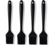 Pinceles Cocina, 4 piezas, Antiadherente Pincel Cocina Silicona, Pincel de Pastelaria, Resistente a Altas Temperaturas Pinceles de Silicone Traje para Barbacoas, Hornear y Cocinar, Baking Cooking