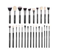 Pinceles de Maquillaje Set de 25 brochas maquillaje Artist Complete para Todas las Mujeres(Schwarz)