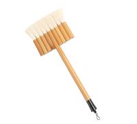 Pinceles de Pelo de Cabra, Pinceles Planos para Artistas, Pinceles de Pintura Al óleo para Principiantes, 9 Tubo, Individual