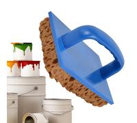 Pinceles de pintura de espuma, juego de aplicador de textura, herramienta de revestimiento y absorbente, fácil agarre clásico decorativo, cobertura del hogar, ducha, baño, cocina, pared, techo