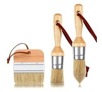 Pinceles de pintura para estudio, taller y artesanía, pinceles comerciales, cerdas naturales, pintura al óleo, cerdas pequeñas