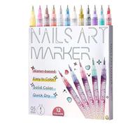 Pinceles para - Bolígrafos de esmalte de uñas de 5.59 pulgadas | Bolígrafo de diseño artístico, rotuladores de esmalte de uñas para mujer, para el salón de casa, para todos los días, estudio, para
